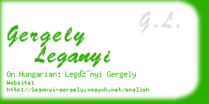 gergely leganyi business card